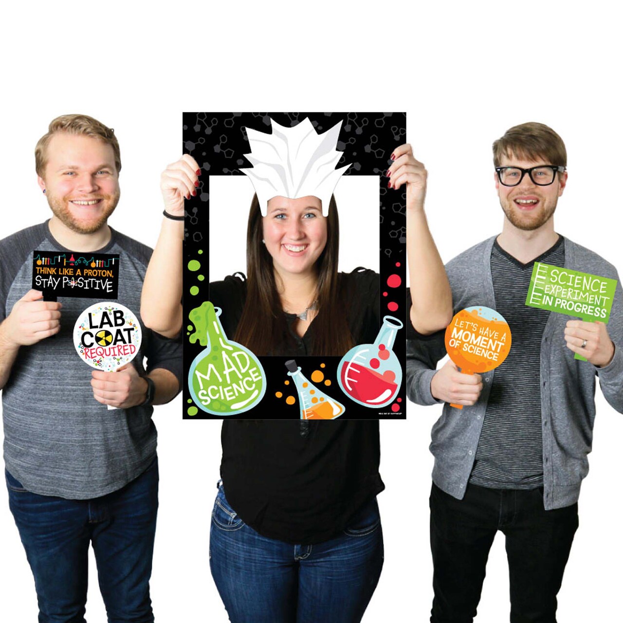 Science photo on sale booth props